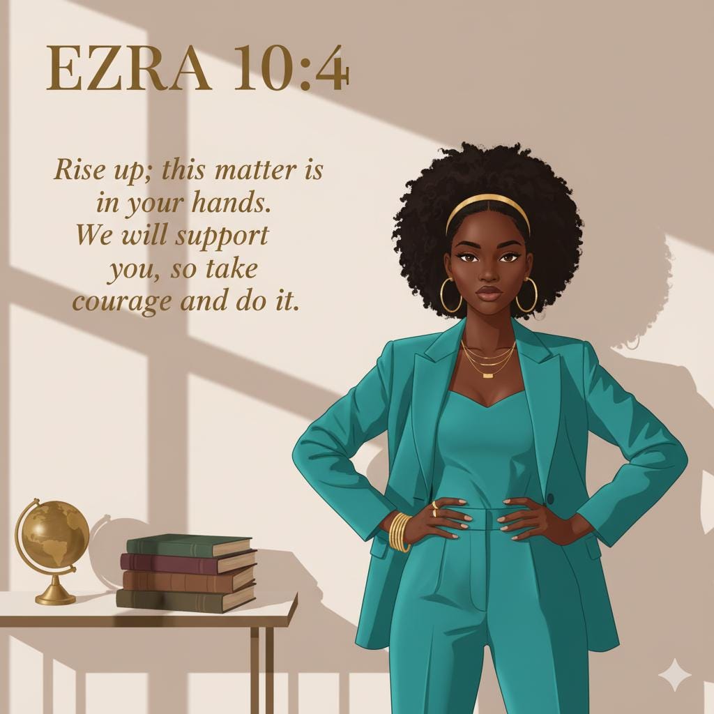 Strength and Dignity Bible Verse Art: Black Woman Christian Print (Digital Download)
