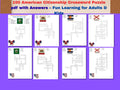 100 American Citizenship Crossword Puzzle with Answers pdf – Fun Learning for Adults & Kids
