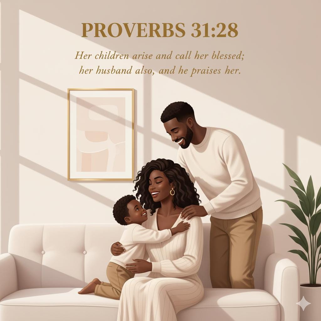 Strength and Dignity Bible Verse Art: Black Woman Christian Print (Digital Download)