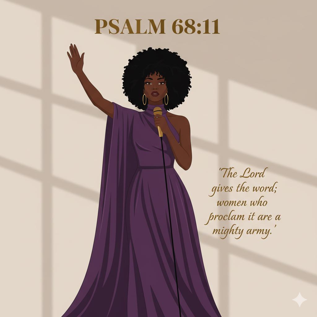 Strength and Dignity Bible Verse Art: Black Woman Christian Print (Digital Download)