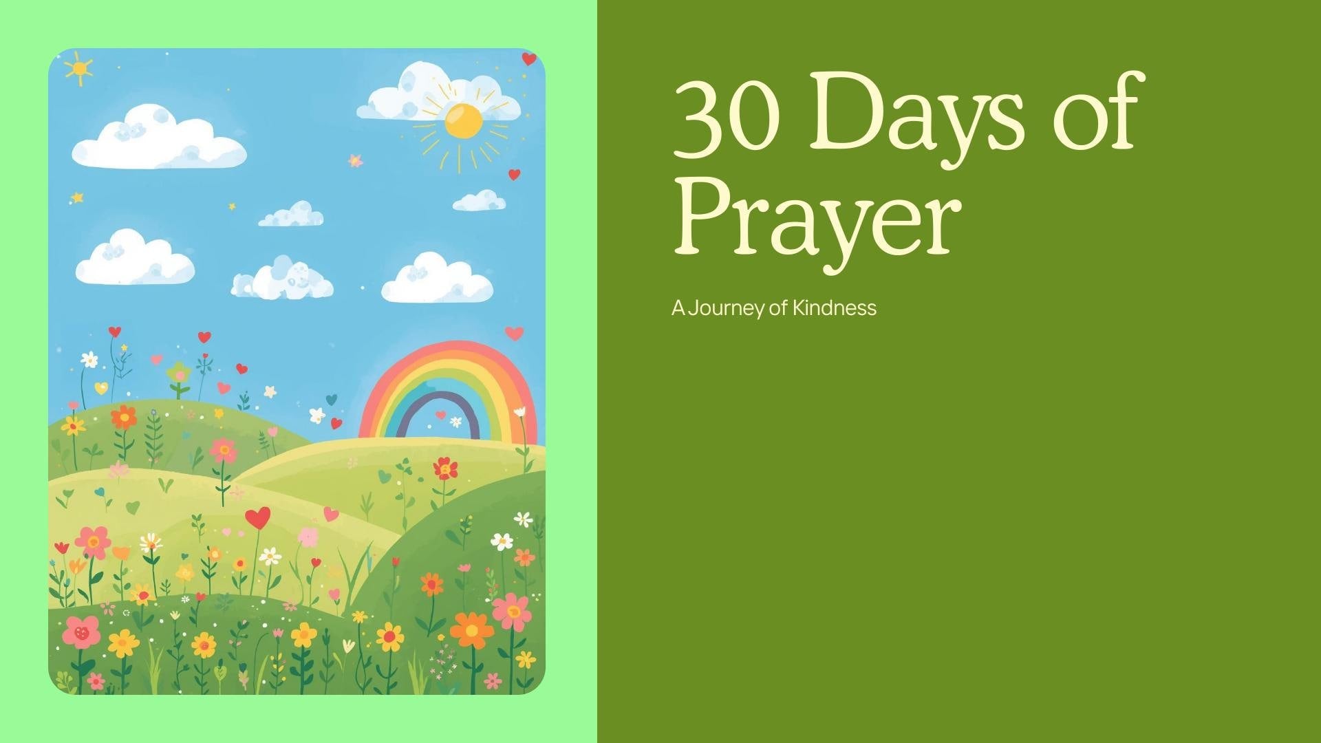 30-Day Prayer Guide: Christian Reflection PDF & MP4 Video Bundle