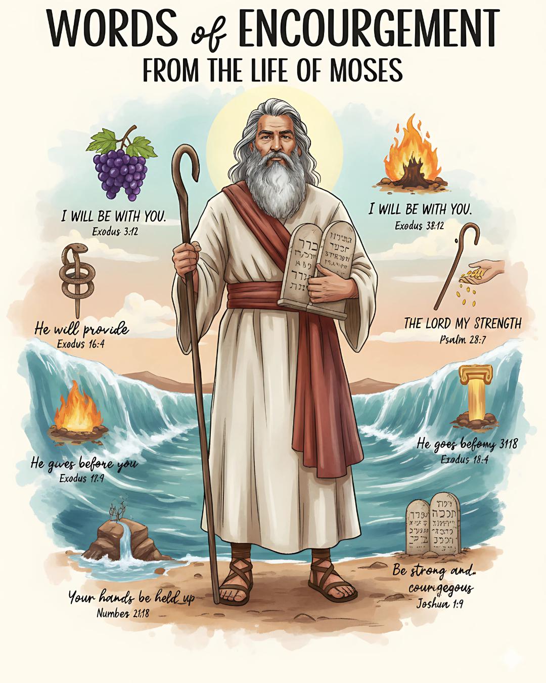 20 Bible Characters Summary, Torah Art Print, Bible Character Digital Download (PDF)