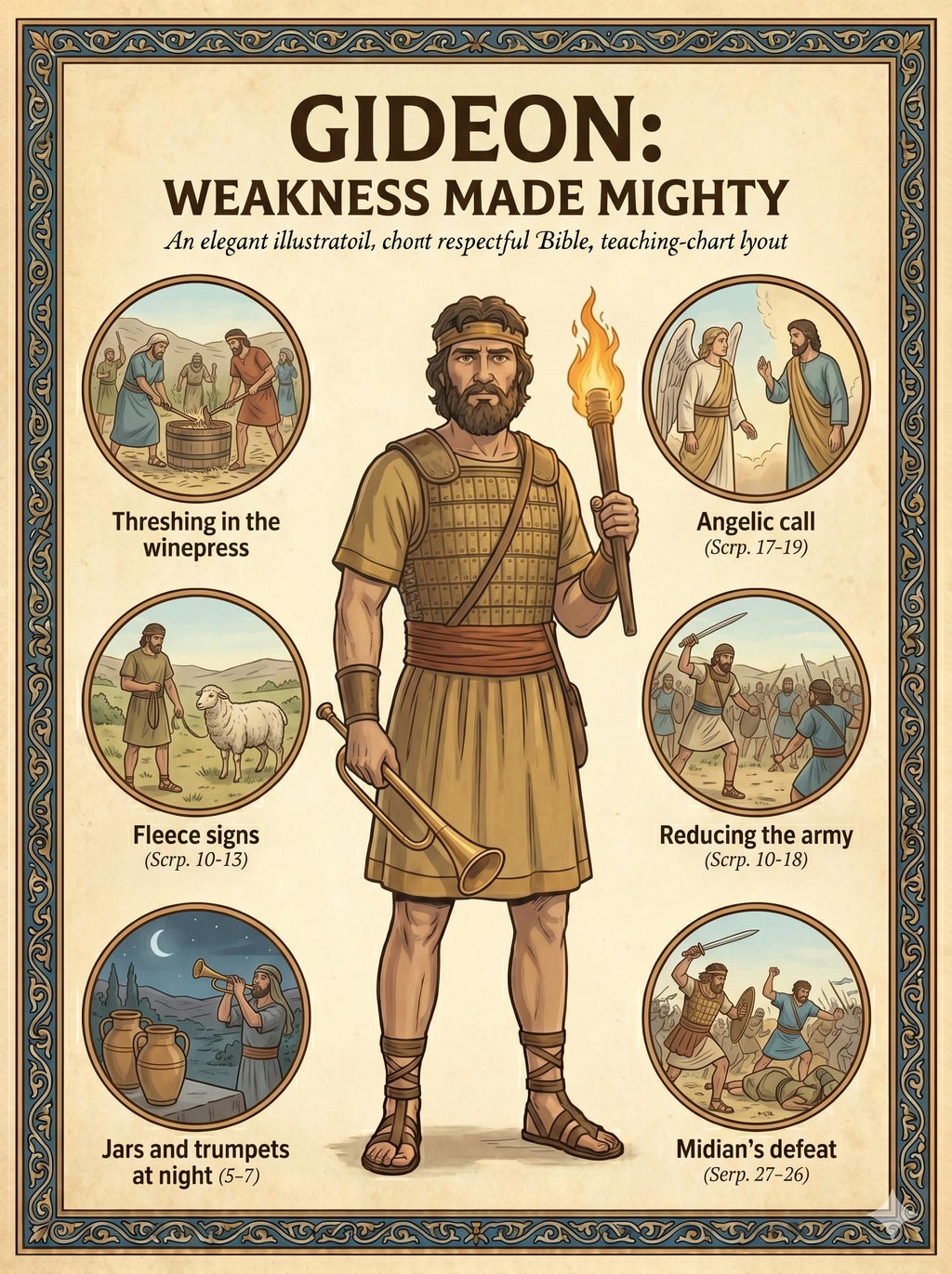 70 Bible characters Summaries, Accomplishments Strength, Weakness Made Mighty, Christian Wall Art (Digital Download)