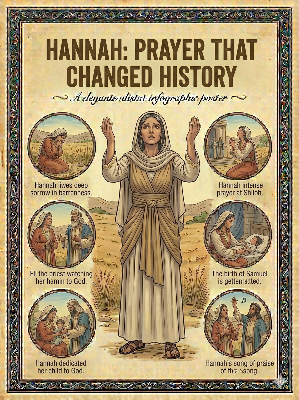 70 Bible characters Summaries, Accomplishments Strength, Weakness Made Mighty, Christian Wall Art (Digital Download)