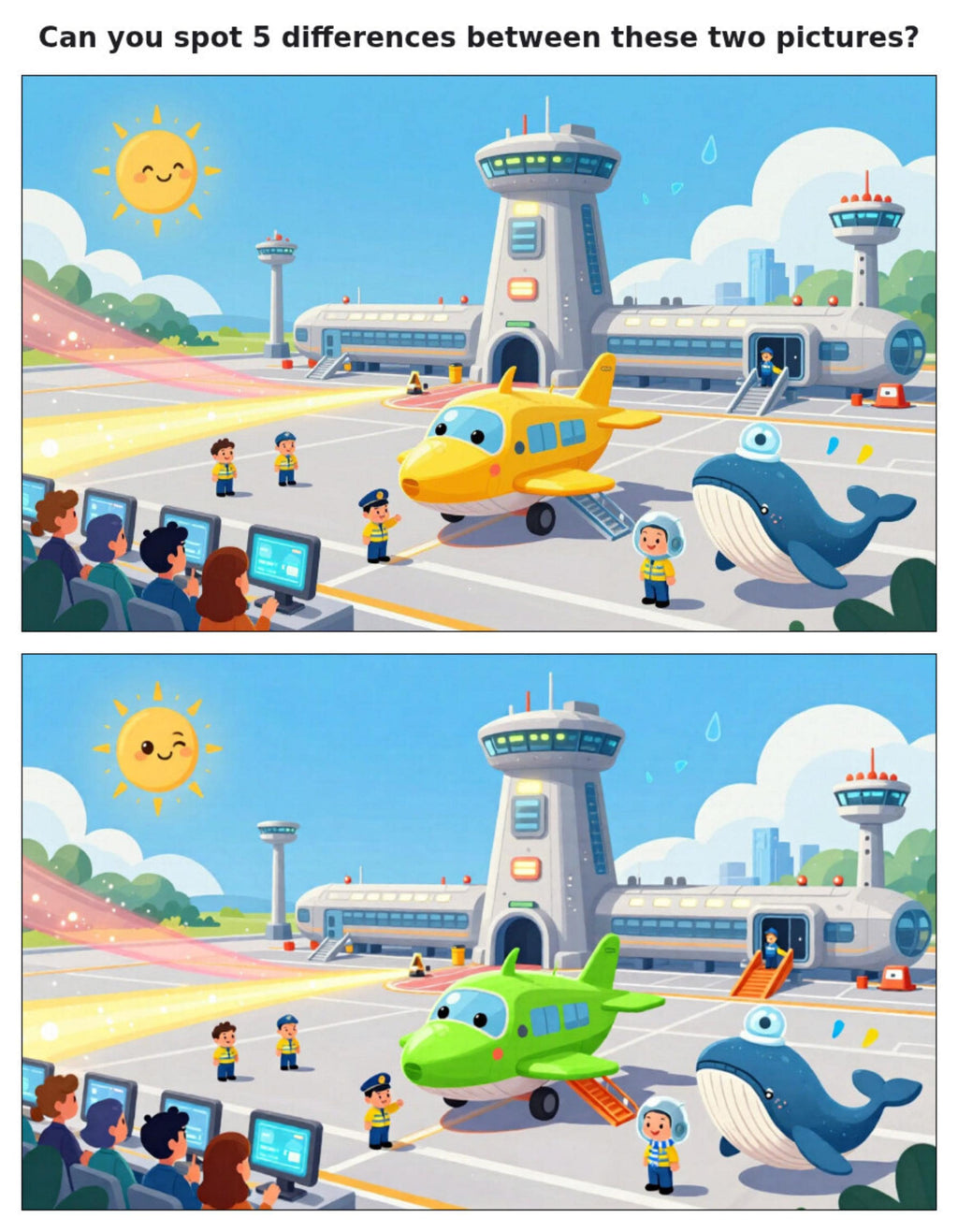 Space Exploration Spot the Difference Book | Kids Activity Puzzle (Digital Download)