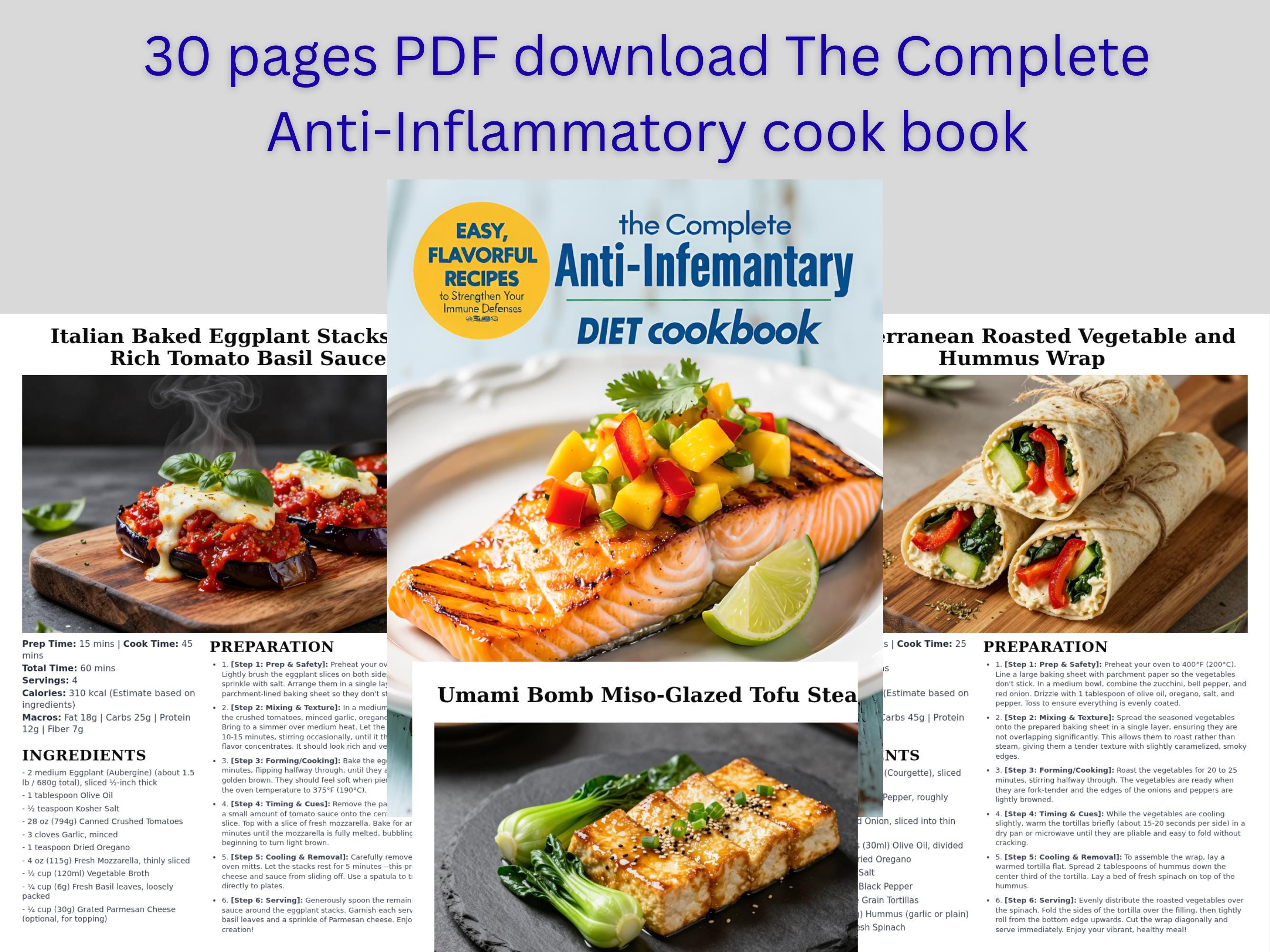 Healthy Digital  recopies, PDF  | 30 Flavorful Whole Food Recipes