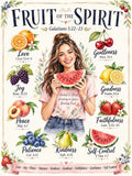 Fruit of the Spirit Bible Poster, Galatians 5:22-23 Study Guide (PDF, PNG, MP4)