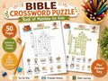 Book of Matthew Crossword Puzzle for Kids, 50 PDF Downloads, Questions and Answers Included