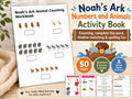 Noah’s Ark Numbers and Animals Activity Book for Kids, (50 PDF Downloads. Questions and Answers included)