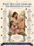 Agape Love Bible Study Bundle, 1 Corinthians 13 Poster, Worksheet, Teacher Lesson, Guide, Quiz, (PDF, PNG and MP4 Downloads)