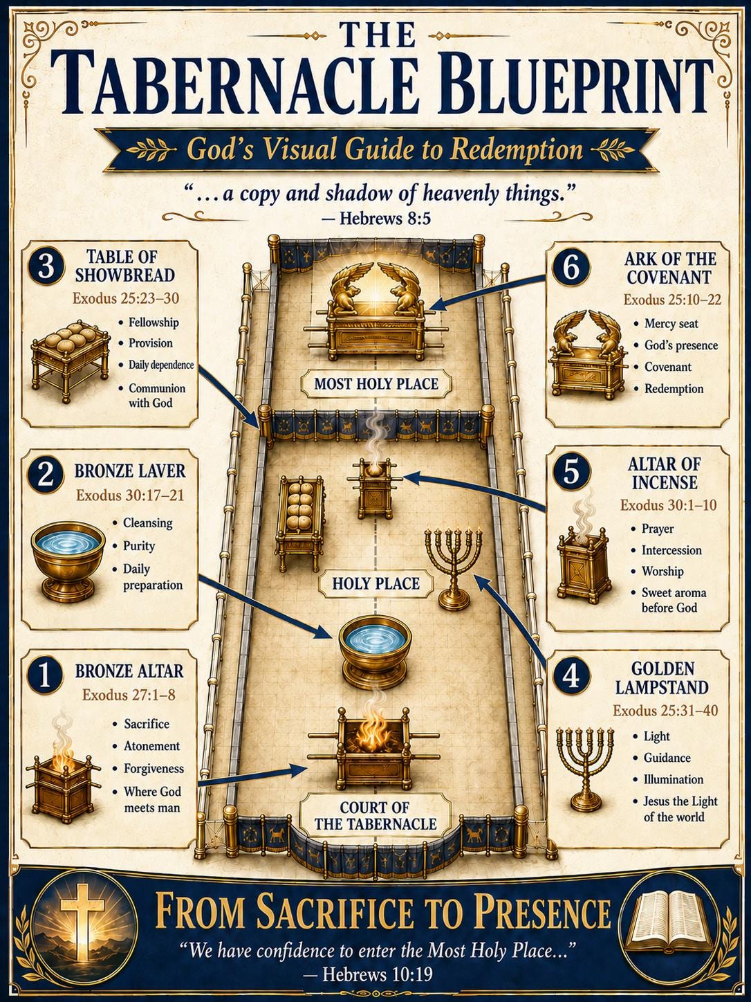 Tabernacle Blueprint Bible Study Bundle, Poster, Worksheet, Teacher Lesson, Guide, Quiz (PDF, PNG and MP4 Downloads)