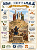 Israel Defeats Amalek Bible Study Bundle, Exodus Poster, Worksheet, Teacher Lesson, Guide, Quiz, (PDF, PNG and MP4 Downloads)