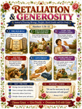 Retaliation and Generosity Bible Study Bundle, Poster, Worksheet, Teacher Lesson, Guide, Quiz, (PDF PNG MP4 Downloads)