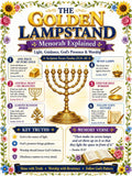 The Golden Lampstand Menorah Bible Study Bundle, Poster, Worksheet, Teacher Lesson, Guide, Quiz, (PDF, PNG and MP4 Downloads)